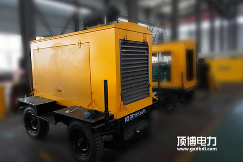 玉柴移动式四轮式发电机组600KW 玉柴移动式四轮式发电机组600KW